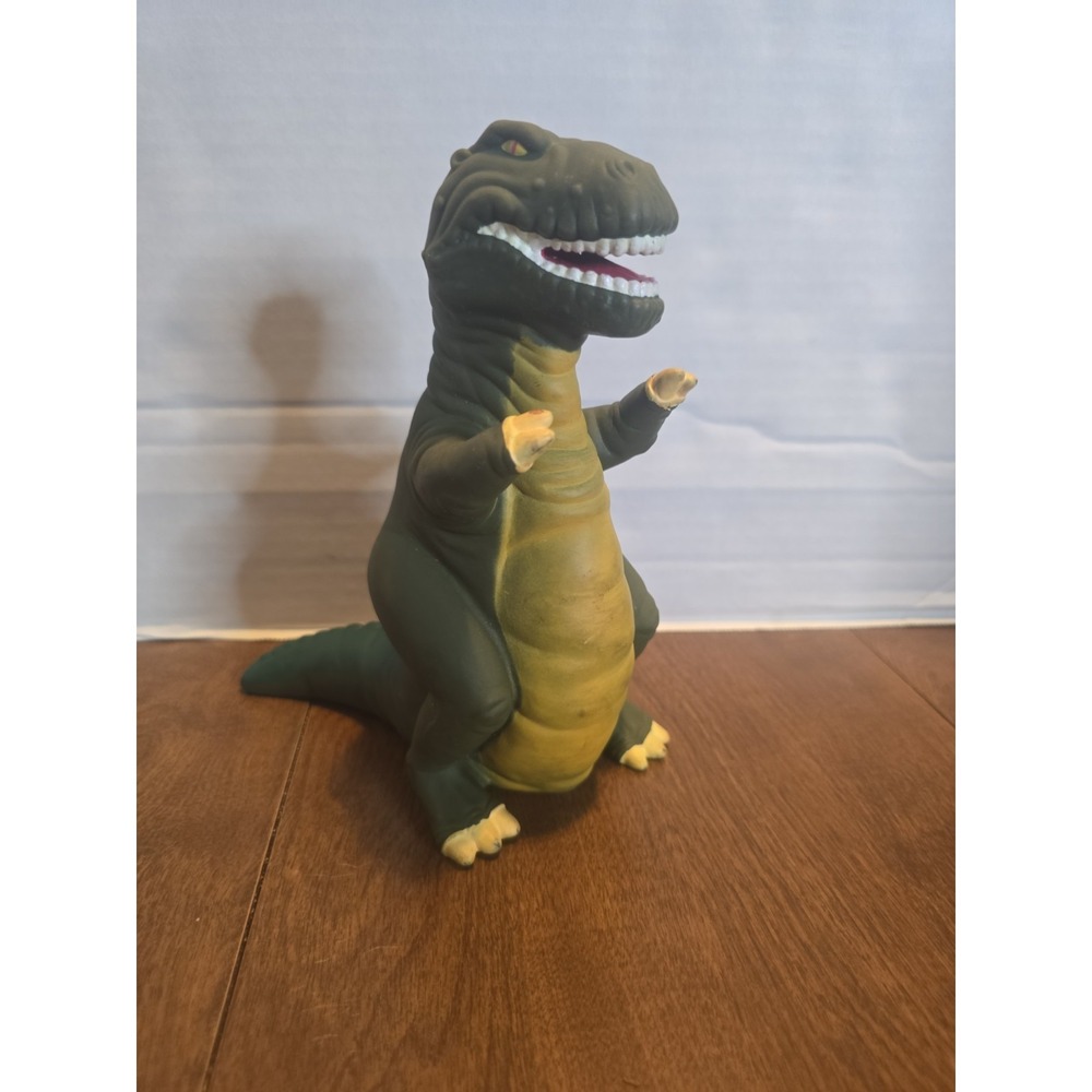 Vintage 1988 Land Before Time Sharptooth T-Rex Hand Puppet 8" Dinosaur Pizza Hut